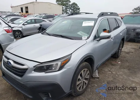 2020 Subaru Outback Premium из США, поврежденный, VIN 4S4BTACC1L3210407
